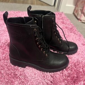 Coach Black Combat Lyra Boots